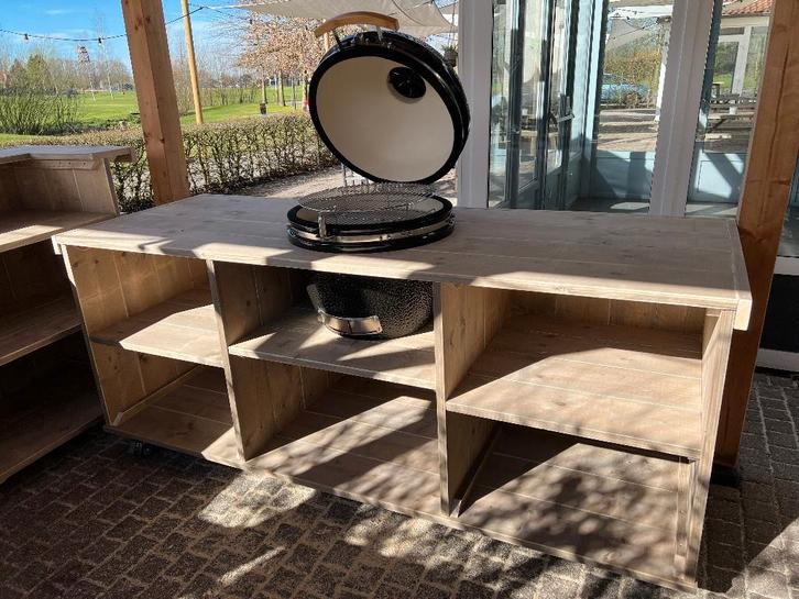 Unieke buitenkeuken van steigerhout of douglashout maatwerk, Tuin en Terras, Buitenkeukens, Nieuw, Ophalen