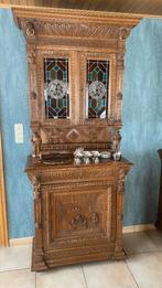 Set van 2 Mechelse antieke vitrokasten, Antiek en Kunst, Antiek | Meubels | Kasten, Ophalen