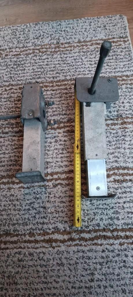 Alko Clickfix steunpoten met zwaaihendel, Caravans en Kamperen, Mobilhome-accessoires, Zo goed als nieuw, Ophalen