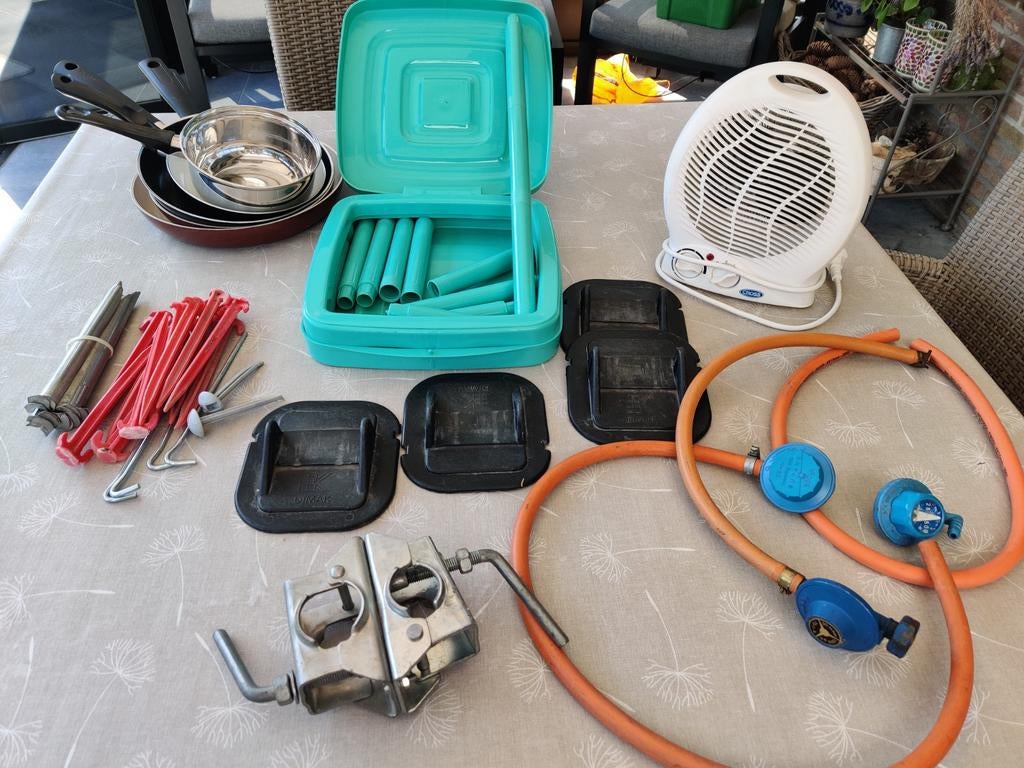 Lot de matériel de camping divers, Enlèvement