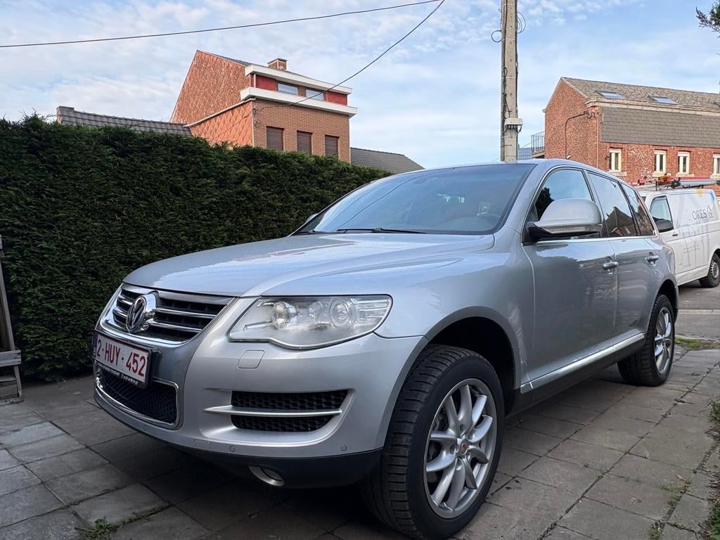 Volkswagen touareg 3.0tdi 2007, Auto's, Volkswagen, Automaat, Parkeersensor, Leder, Bruin