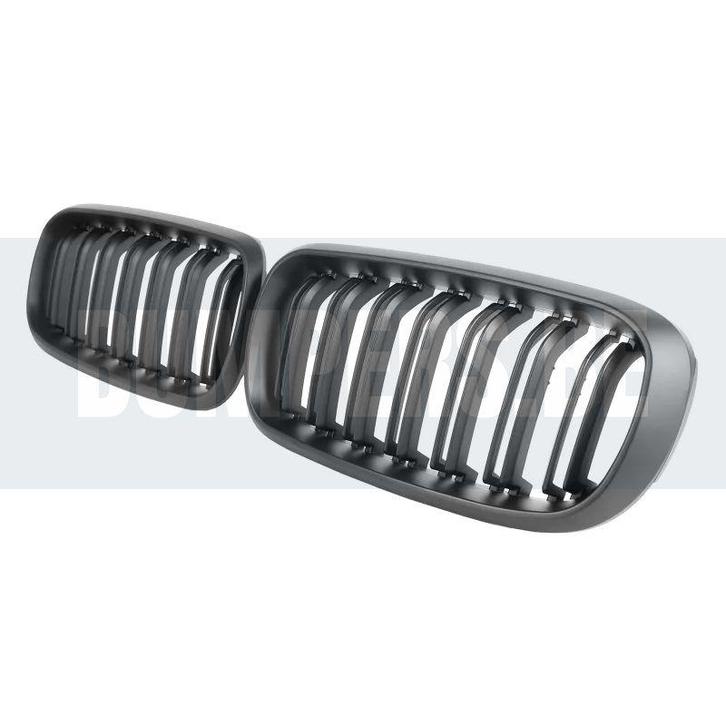 Grill Niergrill Mat Zwart Dubbele Bar BMW X5 F15 F16 (2013-2, Autos : Pièces & Accessoires, Autres pièces automobiles, Utilisé