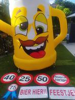 Springkasteel / luchtkasteel / bierglas / blower, Ophalen, Zo goed als nieuw, Feestartikel