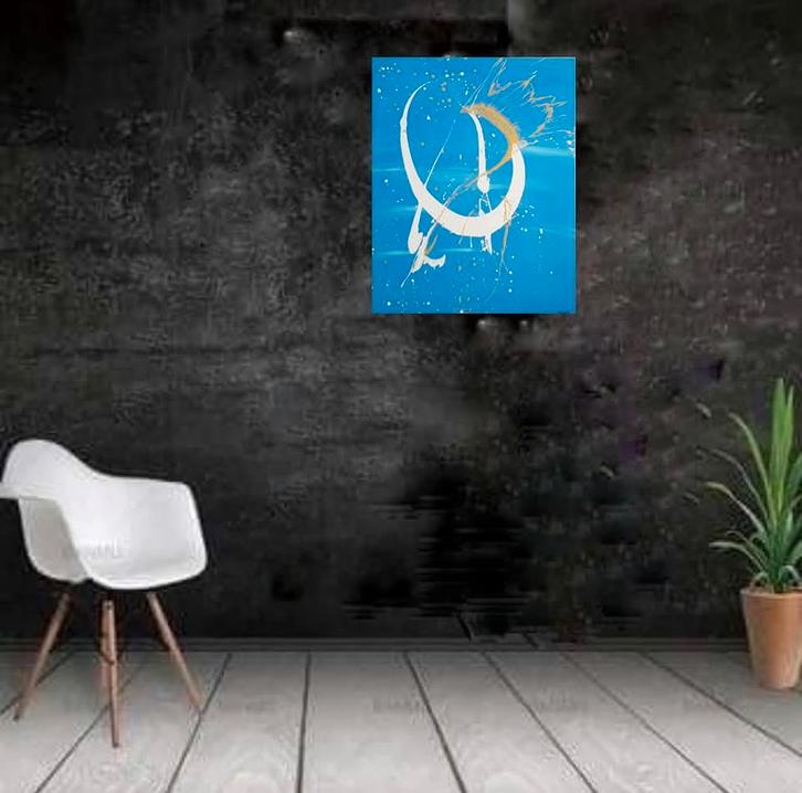 "Littoral", Antiquités & Art, Art | Peinture | Abstraite, Enlèvement