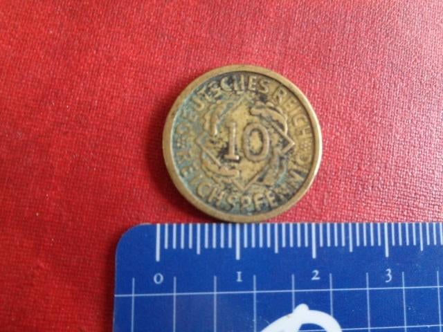 Pièce de monnaie. "ALLEMAGNE" 10 Reich pfennig.1926, Envoi, Allemagne, Monnaie en vrac