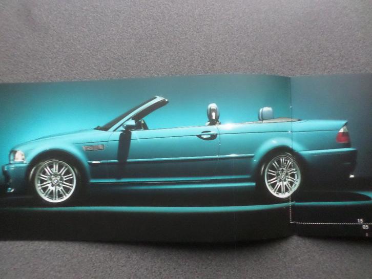 BMW M3 Cabrio Brochure, Boeken, Auto's | Folders en Tijdschriften, BMW, Ophalen of Verzenden