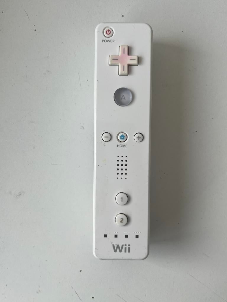 Manette Wii Officielle Nintendo (Wiimote) – Blanche, Consoles de jeu & Jeux vidéo, Enlèvement ou Envoi, Comme neuf, Wii