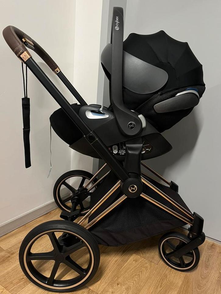 Cybex Priam Lux gold 3in1 in uitstekende staat, Kinderen en Baby's, Kinderwagens en Combinaties, Zo goed als nieuw, Kinderwagen
