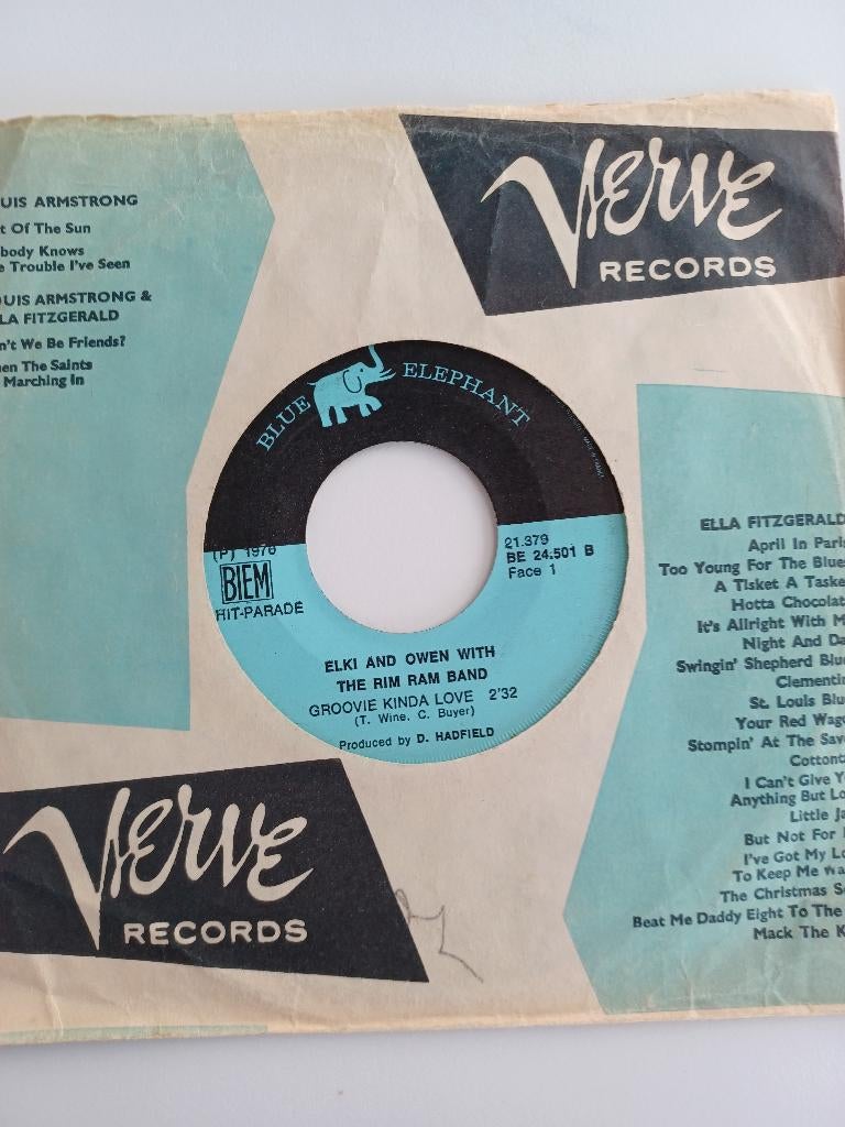 Reggae 45: Elki And Owen & The Rim Ram Band – Groovie, CD & DVD, Vinyles Singles, Enlèvement ou Envoi, Single, 1970 - 1979, Utilisé