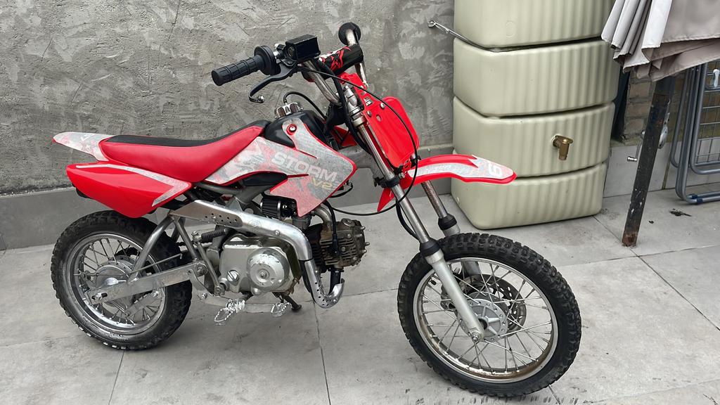 Crossmotor mag weg voor een fatbike, Ophalen, Gebruikt, 110 cc, Dirtbike