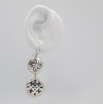 Boucles d'oreilles en argent faites main, design moderne, Enlèvement ou Envoi, Neuf, Argent, Pendantes