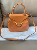 Sac à main avec bandoulière Delvaux Baltimore fauve cognac, Enlèvement ou Envoi, Comme neuf, Sac à main