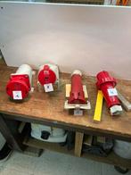 Wandcontactdoos & Stekkers (63A-380V-5draads!)., Enlèvement, Comme neuf, Prise de courant