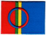 Lapland vlag stoffen opstrijk patch embleem, Verzenden, Nieuw