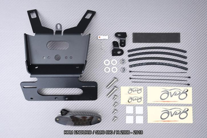 Korte Kentekenplaathouder KTM ENDURO / SMC 690 / R 2008 2018, Motoren, Accessoires | Overige, Nieuw, Ophalen of Verzenden