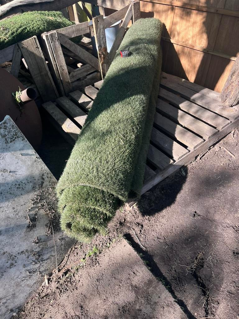 Kunstgras, Tuin en Terras, Gras en Kunstgras, Ophalen, Zo goed als nieuw, Kunstgras