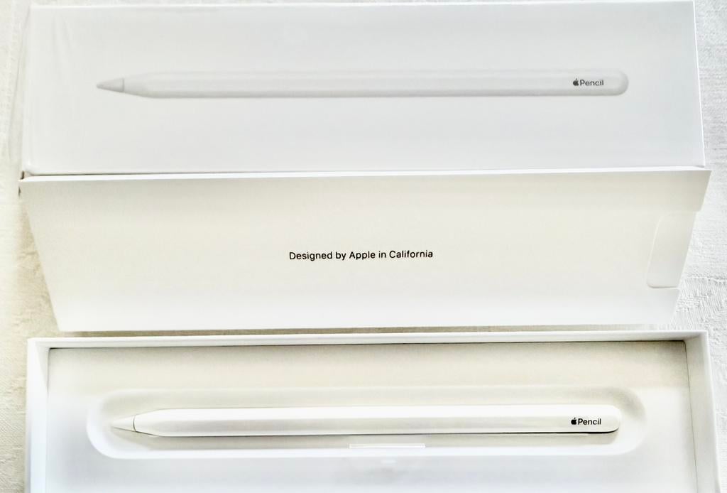 Apple Pencil (2e génération), Informatique & Logiciels, Apple iPad Tablettes, Comme neuf, Apple iPad Pro, Blanc, Enlèvement