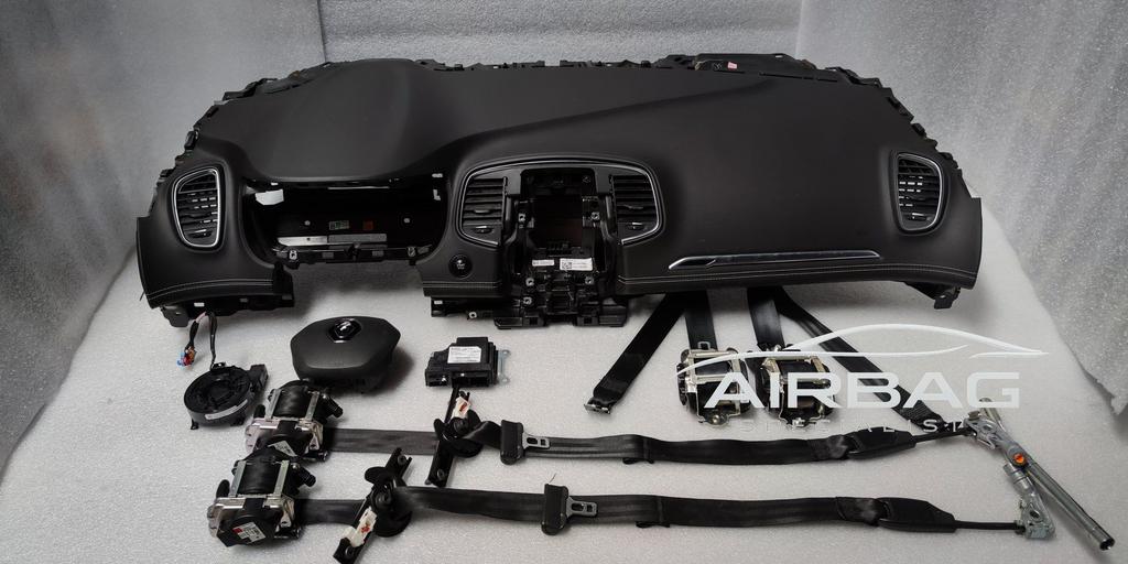 RENAULT SCENIC 4 IV 2016+ airbag set dashboard + passagiersa, Gebruikt, -, -, Ophalen of Verzenden