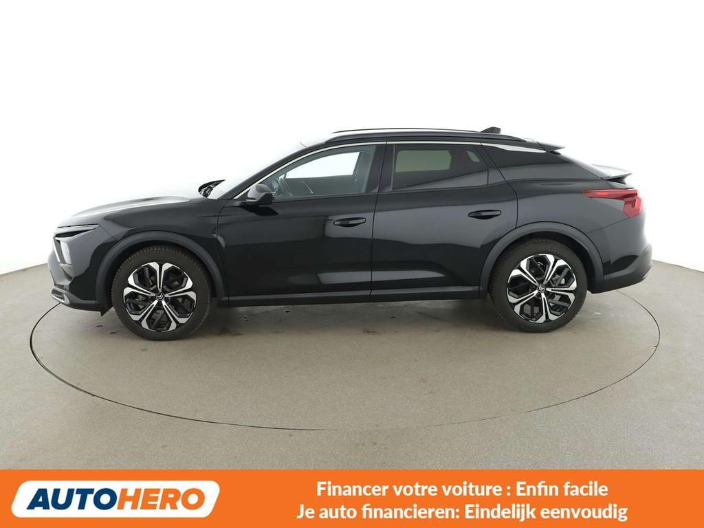 Citroën C5 X 1.2 PureTech Shine (bj 2023, automaat), Auto's, Gebruikt, 1199 cc, Zwart, Leder