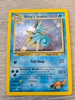 Misty's seadra holo gym heroes 9/132, Ophalen of Verzenden, Gebruikt, Losse kaart, Foil