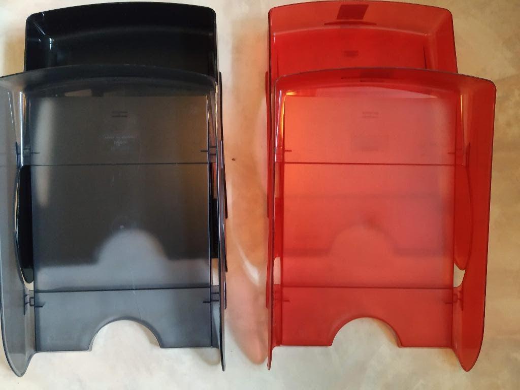 bureau stapelbare sorteerbakjes in pvc uit te kiezen, Ophalen of Verzenden