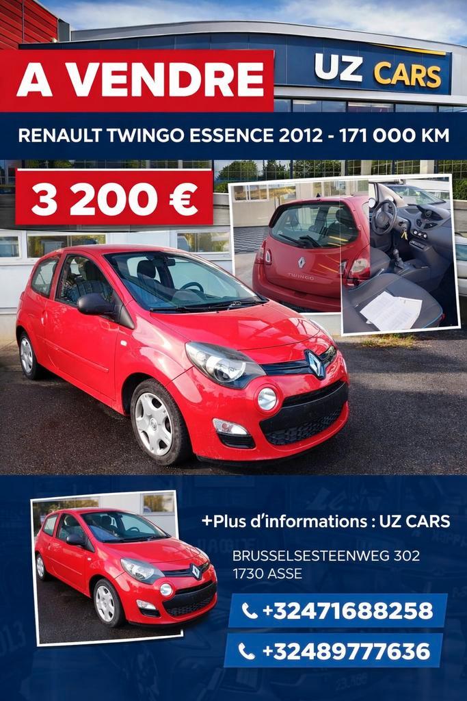 RENAULT TWINGO ESSENCE, Autos, Renault, Entreprise, Achat, Clio, Essence, Euro 5