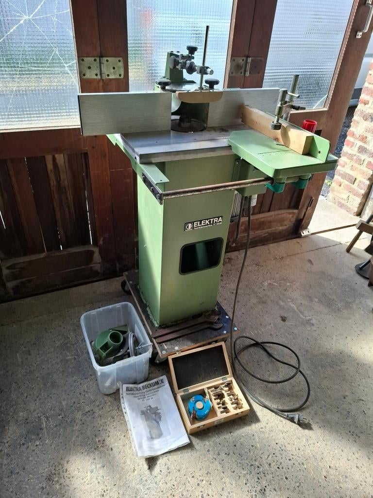 Toupie de menuiserie, Ophalen