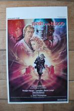 filmaffiche Rutger Hauer Flesh And Blood 1985 filmposter, Enlèvement ou Envoi, Rectangulaire vertical, A1 jusqu'à A3, Comme neuf