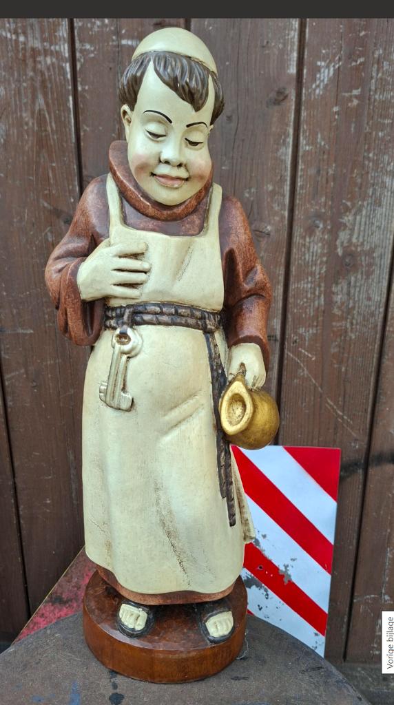 STATUE DE MOINE VINTAGE/FRÈRE DU MONASTÈRE, Enlèvement ou Envoi, Utilisé, Humain