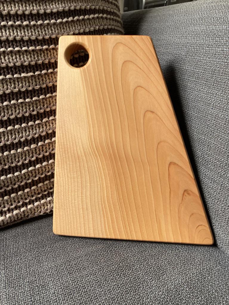 Handgemaakte houten serveerplank, Ophalen of Verzenden