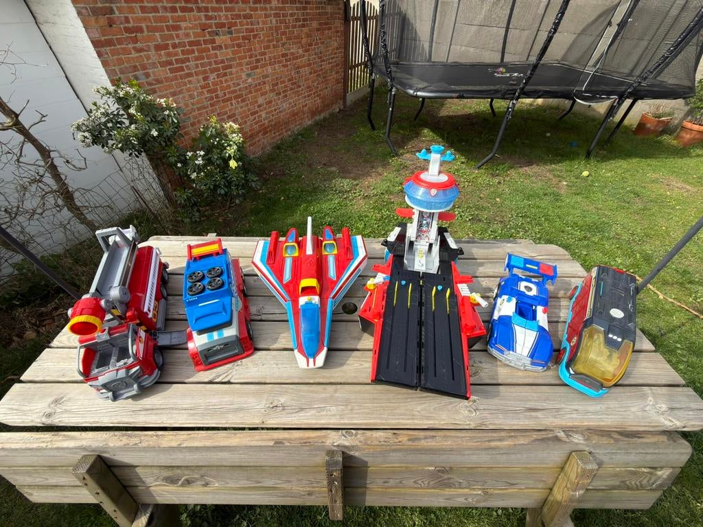 LOT Paw patrol voertuigen, Ophalen, Gebruikt