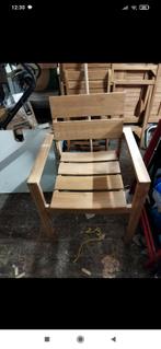 Chaises fauteuil teck, Maison & Meubles, Neuf, Autres couleurs, Enlèvement, Bois