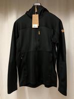 Fjällräven Abisko Trail fleece met kap, Ophalen, Maat 52/54 (L), Zwart, Nieuw