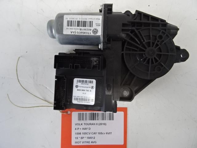 MOTOR RAAMMECHANIEK LINKS VOOR Volkswagen Touran (1T1 / T2), Gebruikt, Voor, Volkswagen