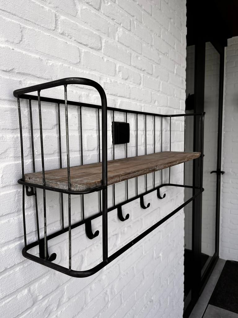 Wandrek met kapstokjes, Moins de 100 cm, Portemanteau mural, Comme neuf, Enlèvement