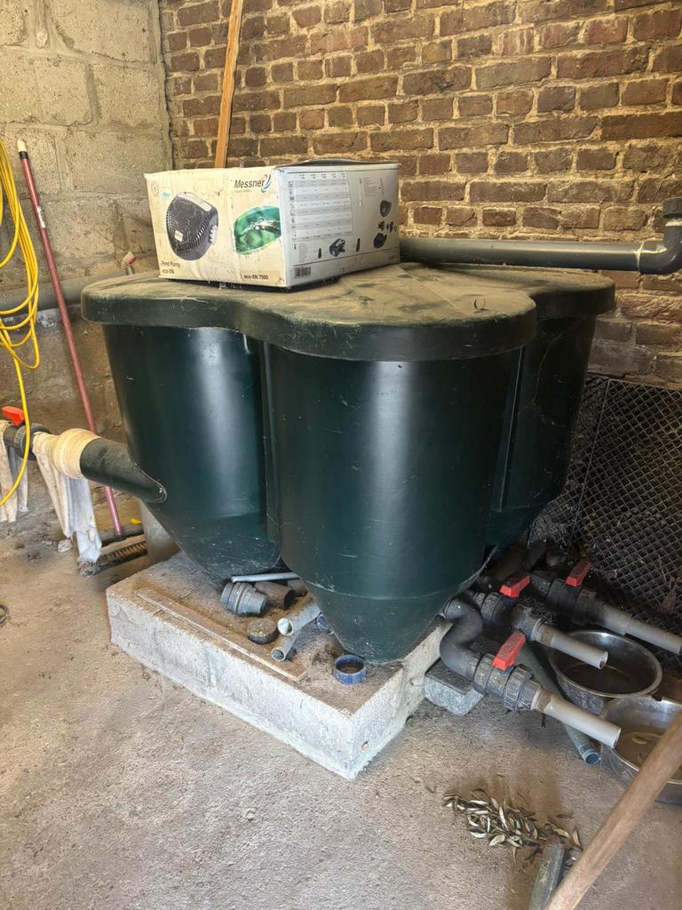 Klaverblad filter met uv lamp &waterval bak, Ophalen, Vijverfilter