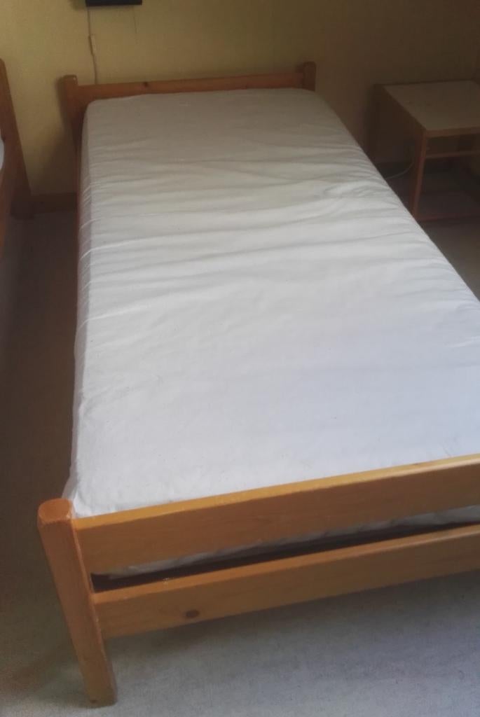 Lit 1 personne, Maison & Meubles, Chambre à coucher | Lits, Enlèvement, Une personne, Bois, 90 cm