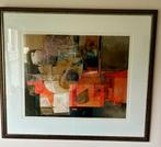 Kader met afbeelding ongeveer 70*70cm, Huis en Inrichting, Woonaccessoires | Lijsten, Ophalen, Gebruikt, 50 tot 75 cm, 50 tot 75 cm