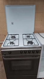 Gasfornuis + frigo : te koop, Elektronische apparatuur, Fornuizen, Ophalen, Gebruikt, 4 kookzones, Gas