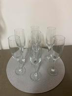 NIEUW! 7 mooie wijnglazen: PER STUK €2, Verzamelen, Glas en Drinkglazen, Ophalen, Zo goed als nieuw