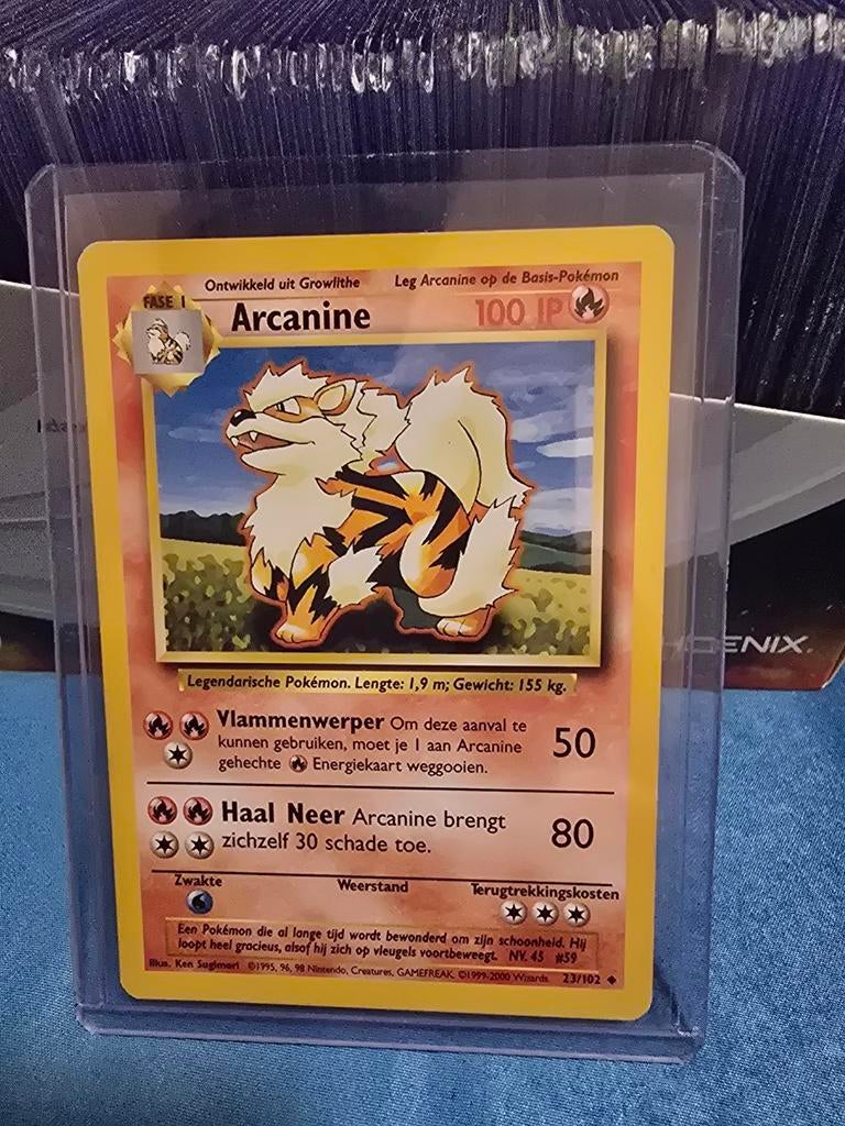Nederlandstalige Arcanine Pokémon-kaart, Ophalen