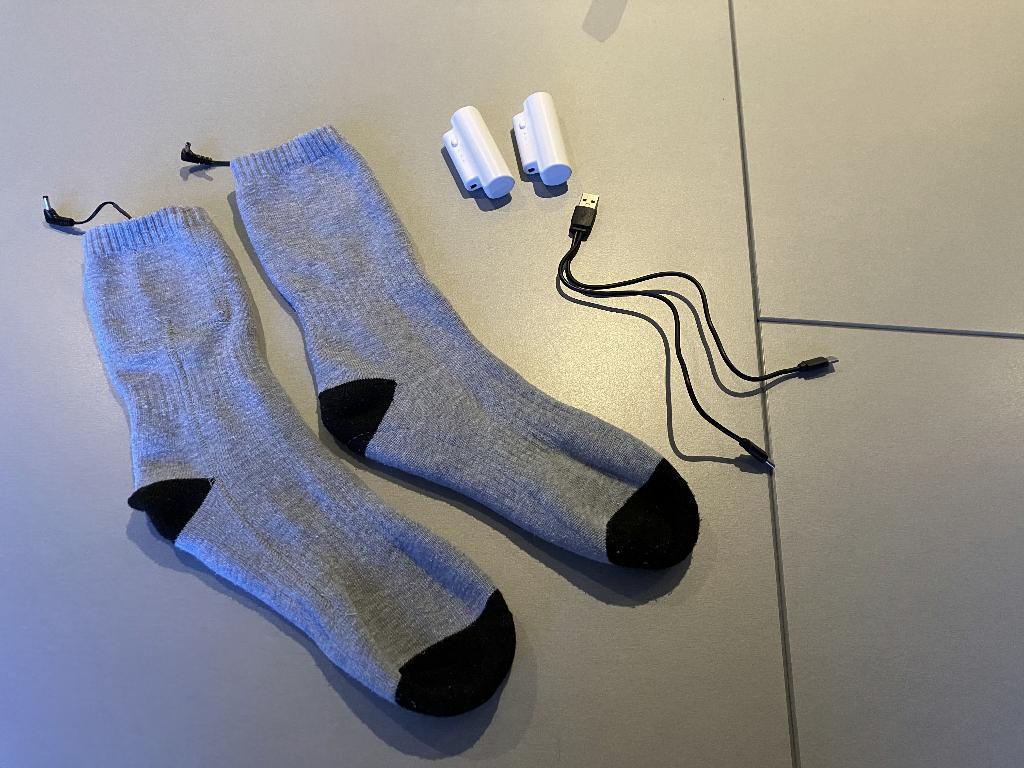 Verwarmde sokken, Kleding | Dames, Sokken en Kousen, Overige typen, Overige maten, Ophalen of Verzenden, Zo goed als nieuw