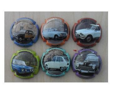 Champagne capsules - Dangin P 20 Voitures (L 7135), Collections, Collections complètes & Collections, Envoi