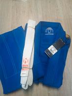Adidas challenge jeug bjj gi blauw + witte belt - nieuw, Ophalen of Verzenden
