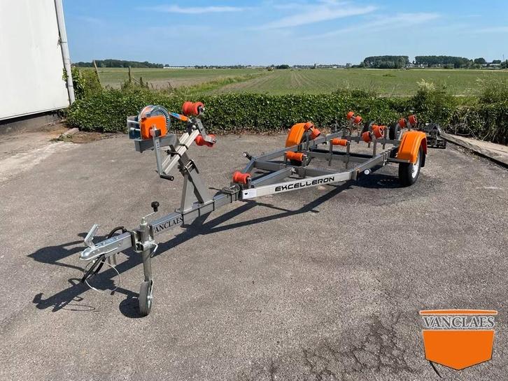 Vanclaes Excelleron 750 - direct leverbaar, Watersport en Boten, Boottrailers, Nieuw, Geremd, Kantelbaar, Ophalen