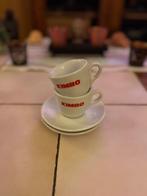 2 sacs Kimbo avec assiettes, Enlèvement, Comme neuf, Porcelaine, Tasse et/ou soucoupe