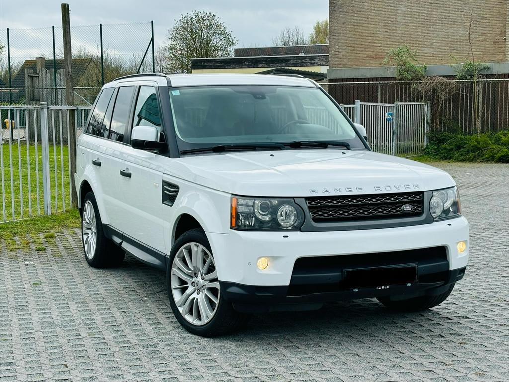 RANGE ROVER SPORT 3.0D 1ST EIG LICHT VRACHT 150€ TAX, Auto's, Land Rover, Automaat, Euro 5, Zwart, Wit