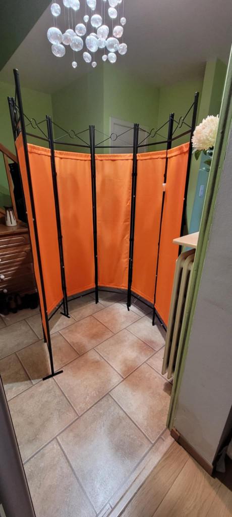 Oranje scherm met 4, 6 of 8 panelen, Ophalen of Verzenden, Nieuw