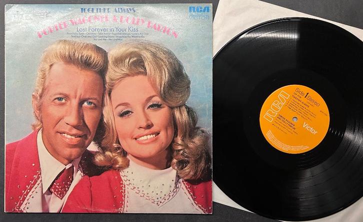 DOLLY PARTON & PORTER WAGONER - Together always ( LP ), Cd's en Dvd's, Vinyl | Country en Western, Zo goed als nieuw, 12 inch