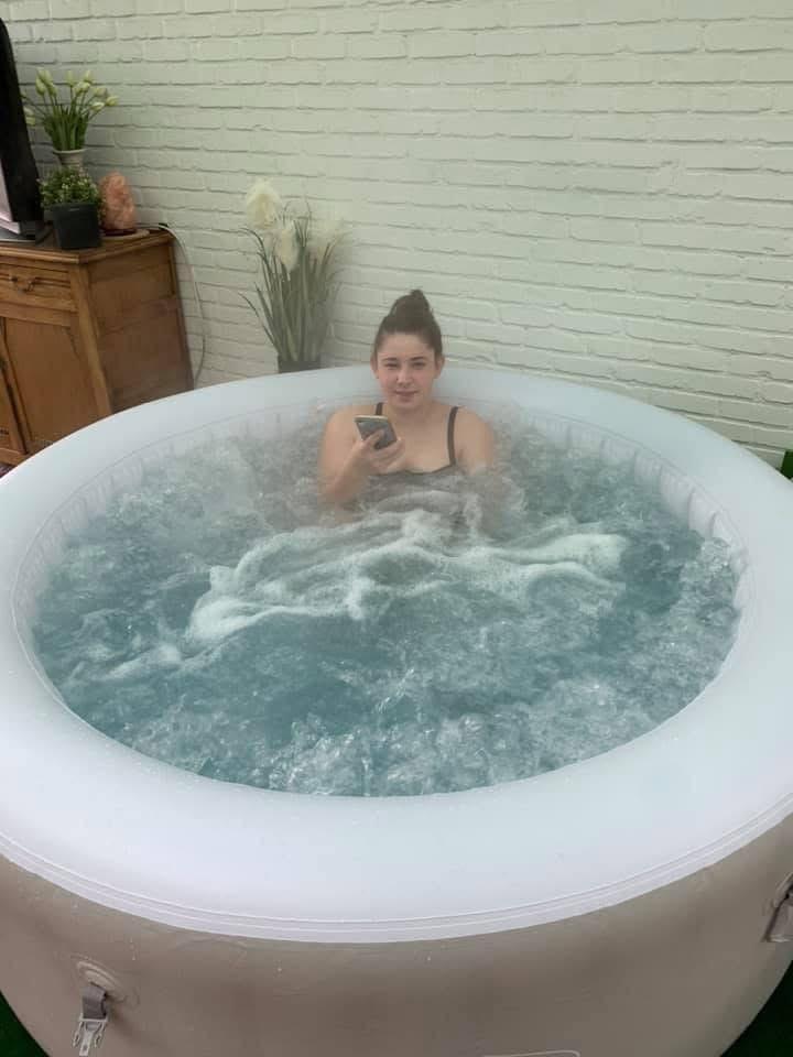 Jacuzzi BESTWAY LAY-Z -SPA TAHITI 4PERS, Jardin & Terrasse, Enlèvement, Comme neuf